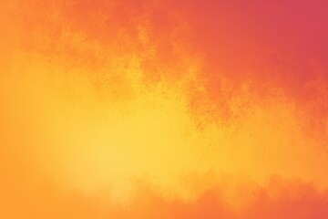 Poster - Warm orange sunset gradient texture for calming and vibrant backgrounds ideal for design projects and creative expressions