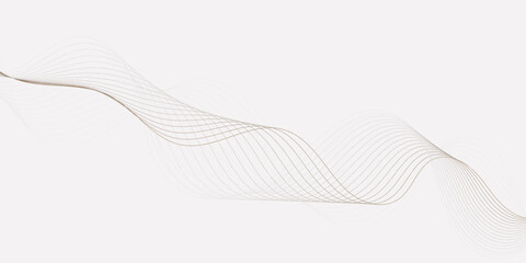 Poster - Abstract  creating a soft design wavy lines forming a delicate pattern on a clean white background.