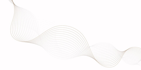 Poster - Abstract  creating a soft design wavy lines forming a delicate pattern on a clean white background.