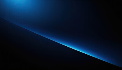 Poster - Dark background with bright blue line
1
