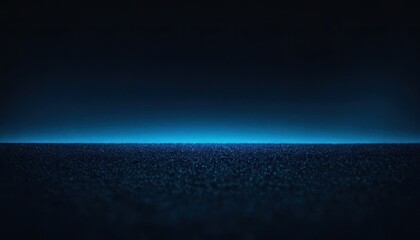 Poster - Dark background with bright blue line
2