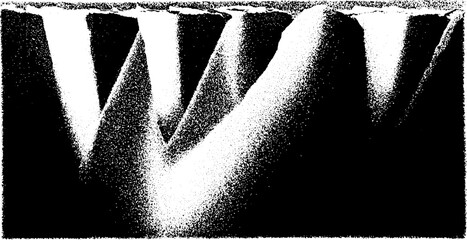 Poster - High contrast black and white abstract pop art design