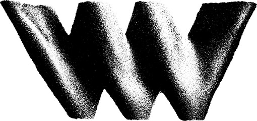 Aufkleber - High contrast black and white abstract texture with smudge effect