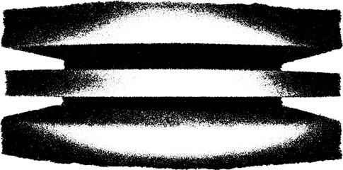 Poster - Abstract high contrast black and white straw mat weave design for artistic inspiration