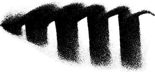 Poster - High contrast black and white textile weave close-up for design projects