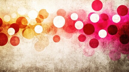 Poster - Dynamic colorful bokeh abstract background digital art vibrant palette creative space artistic perspective visual concept
