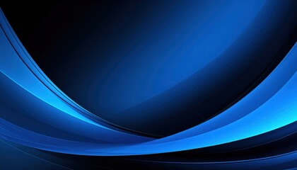 Poster - Dynamic blue wave patterns abstract graphic design digital artwork modern environment close-up viewpoint visual concept for digital media