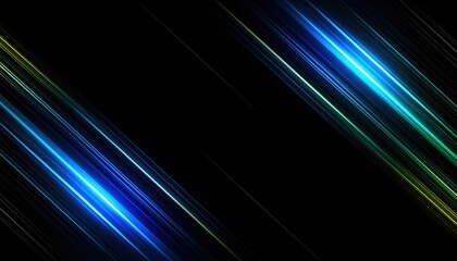 Poster - Dynamic light streaks creating vibrant patterns digital art showcase abstract background dark environment visual concept exploration