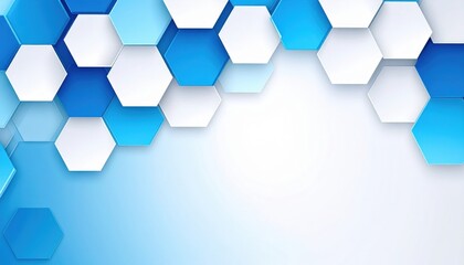 Aufkleber - Dynamic hexagonal pattern design digital art abstract background modern aesthetic artistic view graphic concept for visual appeal