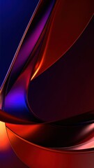 Poster - Dynamic abstract design digital art visual composition vivid colors artistic perspective modern aesthetics