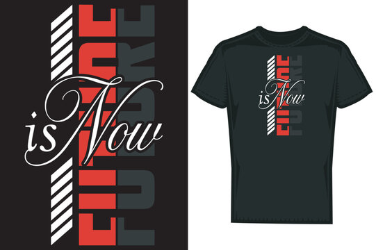 Custom Trendy Unique Typography T shirt Design