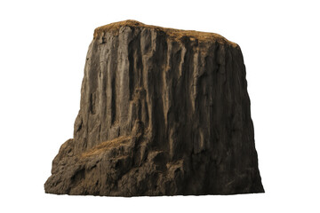 Poster - Rock formation standing against transparent backdrop, perfect for graphic design and digital image compositing