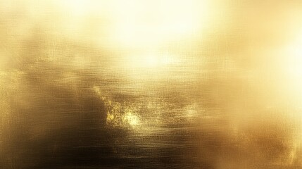 Poster - A shimmering golden textured surface with light reflections, creating an elegant and luxurious metallic effect.