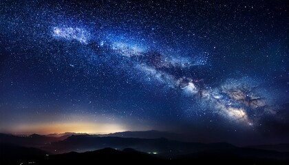 starry night sky deep outer space