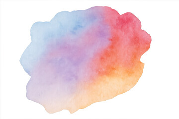 Poster - Watercolor splashing vibrant pigments across transparent surface, blending soft hues into artistic abstract design element with dynamic visual impact