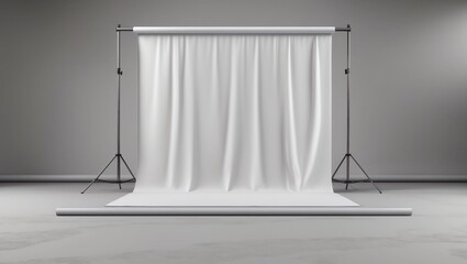 Leinwandbilder - Blank backdrop banner