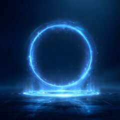 Fototapete - Abstract futuristic electronic circuit technology background
