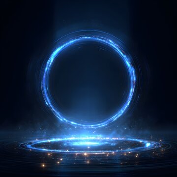 Abstract futuristic electronic circuit technology background