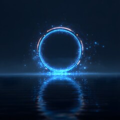 Fototapete - Abstract futuristic electronic circuit technology background