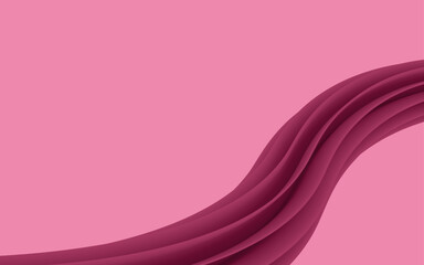 Poster - purple wave background