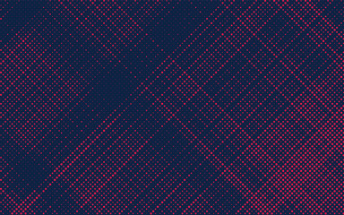 Poster - Color grunge halftone gradient texture. Faded grit noise background. Sandy gritty wallpaper. Retro pixelated backdrop. Red and blue anime or manga comic overlay.