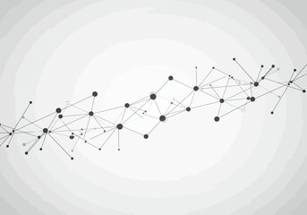 Poster - Abstract illustration of interconnected dots and lines, forming a network pattern.