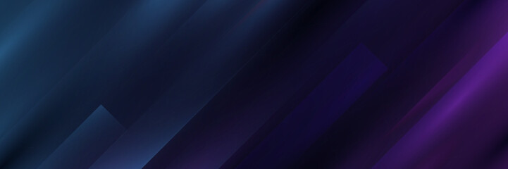 Poster - Abstract diagonal lines geometric with blue and purple light futuristic technology concept background