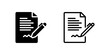 © mattbadal - Essential contract document icon for legal agreements, paperwork, and official signing. Ideal for business, law, and administrative designs.