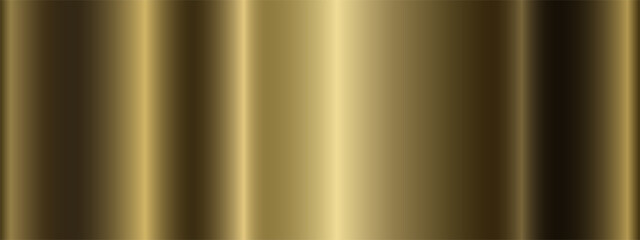Aufkleber - Golden metallic gradient with highlights. A pattern with a shiny metallic gradient. The texture of the smooth foil. Vector EPS 10.