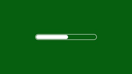 Fototapete - Loading Circle Icon Animation, Loading bar animation with glitch effect. Futuristic uploading progress bar with glitch effect isolated on black background. Computer cyberpunk loading screen.