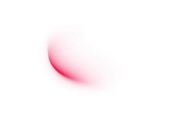 Wall Mural - Soft red blur in elliptical shape with fading edges centered on white background, ideal for abstract design, spotlight effect, visual emphasis, or digital motion art projects.