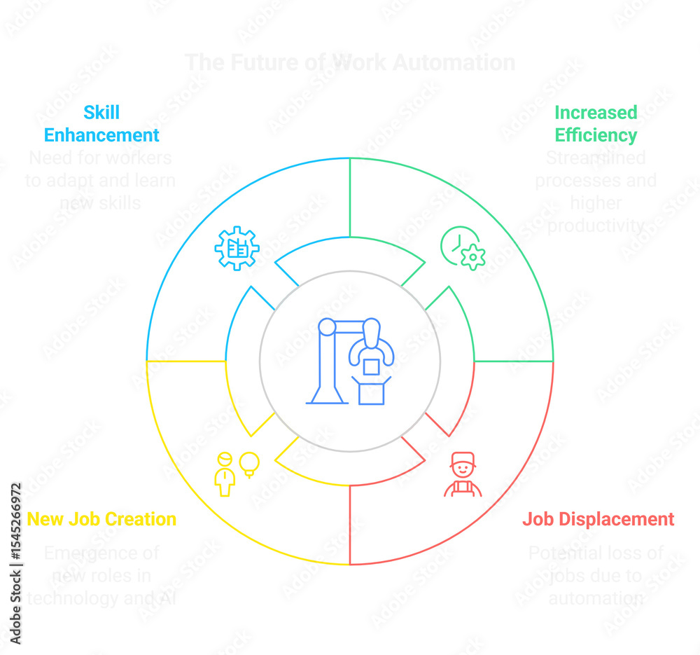 Diagram illustrating a circular process with various stages and ...