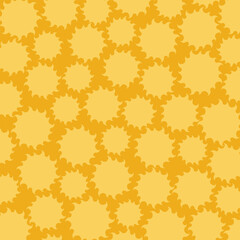 Poster - Sunburst Seamless Pattern Background Vector Design.