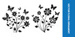© VectorMSbd  - floral design elements with butterfly