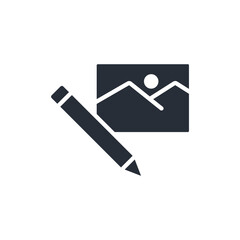 Fototapete - design icon. vector.Editable stroke.linear style sign for use web design,logo.Symbol illustration.