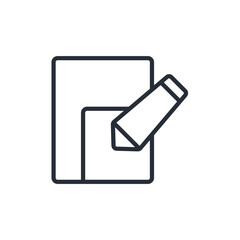 Fototapete - editable icon. vector.Editable stroke.linear style sign for use web design,logo.Symbol illustration.