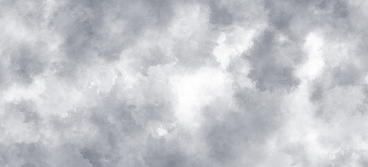 Wall Mural - Abstract Gray sky background with clouds. Monochrome gray background with Smoke texture. Misty fog effect. Paper texture vintage white background.	