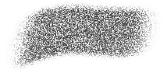 Poster - Fluid shadow with halftone dotted texture