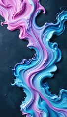 Poster - Colorful abstract swirl design for mobile phone backgrounds and displays