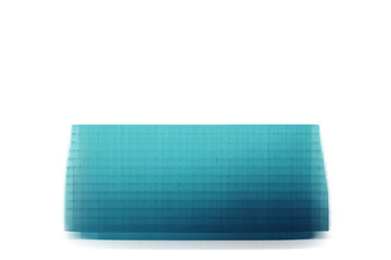 Poster - Light blue textured surface with a transparent background, ideal for modern and minimalist designs