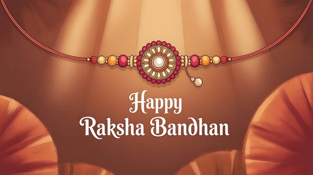 Rakhi festival banner, Happy Raksha Bandhan Rakhi banner, social media post template for Raksha Bandhan, indian festival, Raksha Bandhan Greeting Card Template, created with generative ai	
