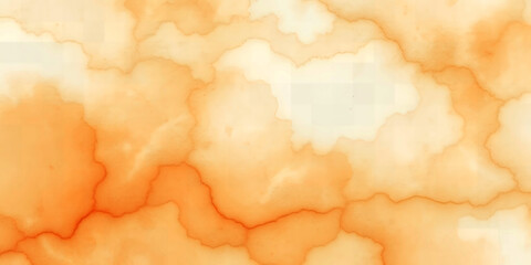 Poster - Abstract background with orange and cream color blend resembling marble or watercolor effect