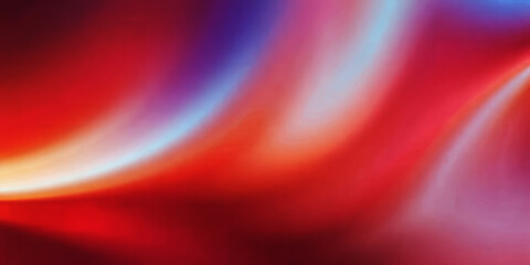 Poster - Abstract background featuring blurred gradients of red, blue, and white color transitions