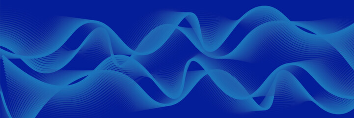 Poster - Abstract blue background. Modern simple blue geometric design. Minimal shapes. Suit for booklet, brochure, banner, poster, website, flyer, cover, corporate, backdrop. Vector