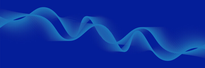 Aufkleber - Abstract blue background. Modern simple blue geometric design. Minimal shapes. Suit for booklet, brochure, banner, poster, website, flyer, cover, corporate, backdrop. Vector
