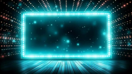 Poster - Neon Glow Background With Light Effects for Creative Designs Generative AI