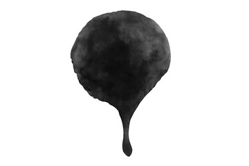 Poster - Ink droplets cascading, forming dynamic dark liquid pattern against translucent surface, dramatic graphic design element