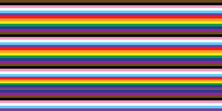 lgbt pride month rainbow colors abstract banner vector illustration