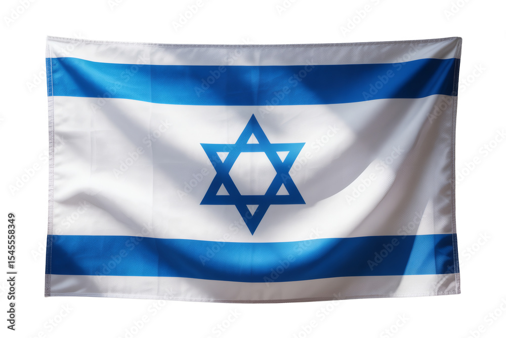 Majestic View A Waving National Flag of Israel, Displaying its Rich ...