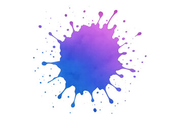 Poster - Colorful paint splattering over transparent surface, generating dynamic multicolored artistic motion